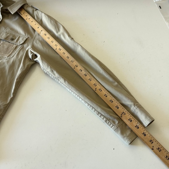 Lauren Ralph Lauren 67 Backcountry Outfitters Safari Snap Field Shirt Size LARGE - Picture 8 of 9